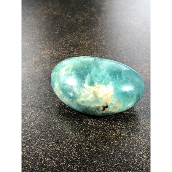 Natural Amazonite Palm Stone Pair Calming Soothing Amazonite Stone Polished - Picture 13 of 16